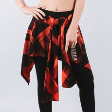 CHORUS LINE 綁帶造型短裙, 橘色