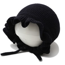 MUXUE 女童荷葉邊針織帽