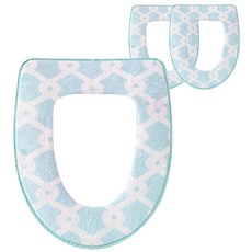 마켓감성 간편 겨울보온 변기시트 3p, 그린