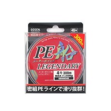 GOSEN PE Meta Point Fune 傳奇 300m #4, 混色, 1個