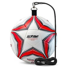 star Sports 掛繩訓練足球 SB3552, 白色的