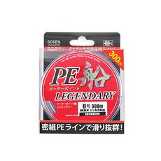 GOSEN PE Meta Point Fune 傳奇 300m #8, 混色, 1個