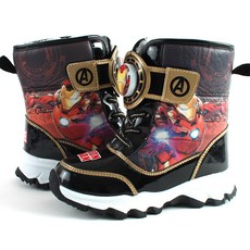 BeSOR 男童鋼鐵印花高筒靴 AV-F070