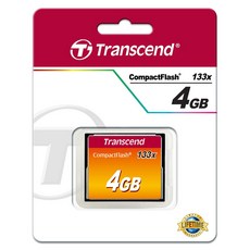Transcend 創見 CF 133x 存儲卡 TS4GCF133, 4GB