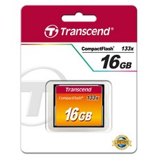 Transcend 創見 CF 133x 存儲卡 TS16GCF133, 16GB