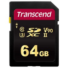 Transcend 創見 SDXC 64GB UHS-II U3 V90 MLC存儲卡TS64GSDC700S
