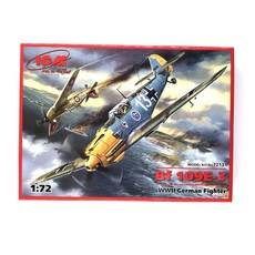 ICM塑膠模型 1/72 Bf 109E-3 WW2德國戰鬥機, 1個