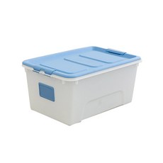 리빙숲 스퀘어 리빙박스3, 블루, 1개