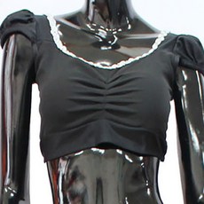 兩路後鉤上衣肚皮舞套組 BDT-10601, 黑金）