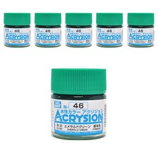 GSI 프라모델 도료 N-046 6p, EMERALD GREEN 유광