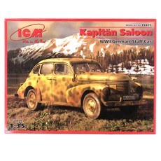ICM 1:35 Kapitän Saloon WW II德國軍車 35475塑膠模型, 1個