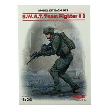ICM 1:24 SWAT Team Fighter 3 24103塑膠模型, 1個