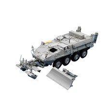 Trumpeter 1/35 M1132 Stryker Engineer Squad Vehicle w/LWMR-Mine Roller/SOB塑膠模型裝甲車 TRU01574, 1個