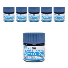 GSI 프라모델 도료 N-056 6p, INTERMEDIATE BLUE 반광