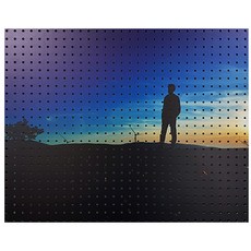 sunsets 인테리어 타공판 600x500mm, 1개, Gray