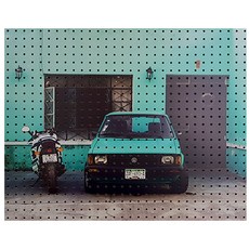 Anbicomer室內打孔板 薄荷色汽車 Gray, 1個