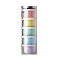 아리부바 PREMIUM 클레이 파스텔 5색 그라데이션 5색세트, 눈꽃 아이스크림, 오리발, 플라밍고의 춤, 블루베리 풍선껌, 토끼와당근, 365g, 1개