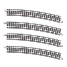 TOMIX TMX1853彎曲軌道 C541-15 F 4個 交通工具模型材料, 混色