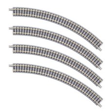 TOMIX彎曲軌道 C243-45 F 塑膠模型零件 TMX1855 4入, 混色