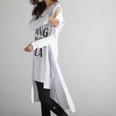 CHEONSANG YEOWOO 女款長版連帽開衫 J2351