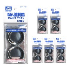GSI D-175 用於塑料模型 Mr.油漆板 10 張 x 6 件, 混色