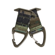 spaver MOLLE 戰術快掛扣組 狼棕色 2入, 特戰數位迷彩, 1套