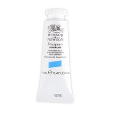 WINSOR&NEWTON 溫莎牛頓 Designers不透明水彩顏料 S4 Cerulean Blue, 14ml, 1色