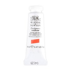 윈저앤뉴튼 디자이너스 과슈 S1 452 OrangeLakeDeep, 14ml, 1색