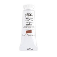 윈저앤뉴튼 디자이너스 과슈 S1 076 BurntUmber, 14ml, 1색