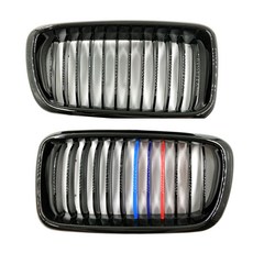 YUCEHNG BMW 7 시리즈 E38 99-01년형 M edition 프론트그릴 유광블랙, 1세트