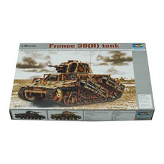 TRUMPETER 1/35 France 39 H TANK SA 38 37mm gun TRU00352, 1세트