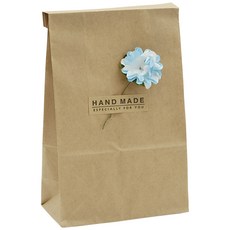 DONNA&DECO 牛皮紙信封小號 36p + 紙花裝飾 36p 天空 + 方形手工貼紙 36p, 1套