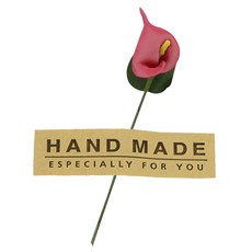 DONNA&DECO 禮品包裝 Flower Deco 迷你卡拉 36p + 方形手工貼紙 36p, 紅色的, 1套