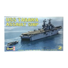 Revell Revell 1:72 USS Tarawa攻擊艦 RVU0014 塑膠模型戰艦, 1個