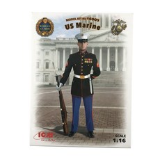 ICM 1:16 美國海軍陸戰隊 ICM0044 塑膠模型步兵, 1個