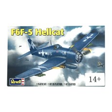 Revell 1:48 F6F-5 Hellcat RVU0019 프라모델 전투기, 1개