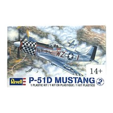Revell 1:48 P-51D Mustang RVU0015 프라모델 전투기, 1개