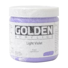 Golden 高登 壓克力顏料 S3 1568 淺紫色, 473ml, 1色