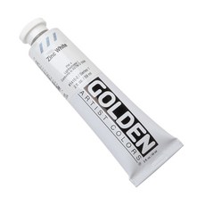 Golden 高登 壓克力顏料 單色 S1 1415 鋅白, 59ml, 1色
