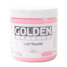 Golden 高登 壓克力顏料 S2 1562 LightMagenta, 473ml, 1色