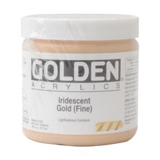 Golden 高登 壓克力顏料 S6 4010 IridescentGold, 473ml, 1色