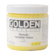 GOLDEN 壓克力顏料 S9 1007 BismuthVanadateYellow, 473毫升, 1 種顏色