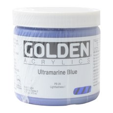 Golden 高登 壓克力顏料 S2 1400 群青藍, 473ml, 1色