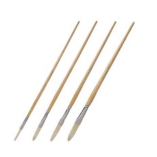 Babara 油畫筆 1000-LKF 4支組, 2號, 4號, 6號, 8號, 1套