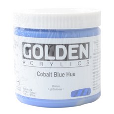 Golden 高登 壓克力顏料 S2 1556 CobaltBlueHue, 473ml, 1色
