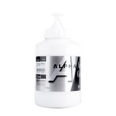 ALPHA COLORS 銀級壓克力顏料 S1 901 1 TitaniumWhite, 500毫升, 1 種顏色