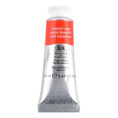 WINSOR&NEWTON 溫莎牛頓 Artists水彩顏料 S2 Scarlet Lake, 14ml, 1色