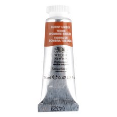 윈저앤뉴튼 아티스트 수채화물감 S1 076 BurntUmber, 14ml, 1색