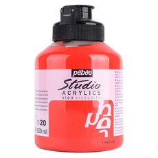 뻬베오 스튜디오 아크릴물감 20 QuinacridoneScarlet, 500ml, 1색