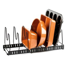 ZEUS Kitchenware 煎鍋託盤整理架, 單一顏色, 1個